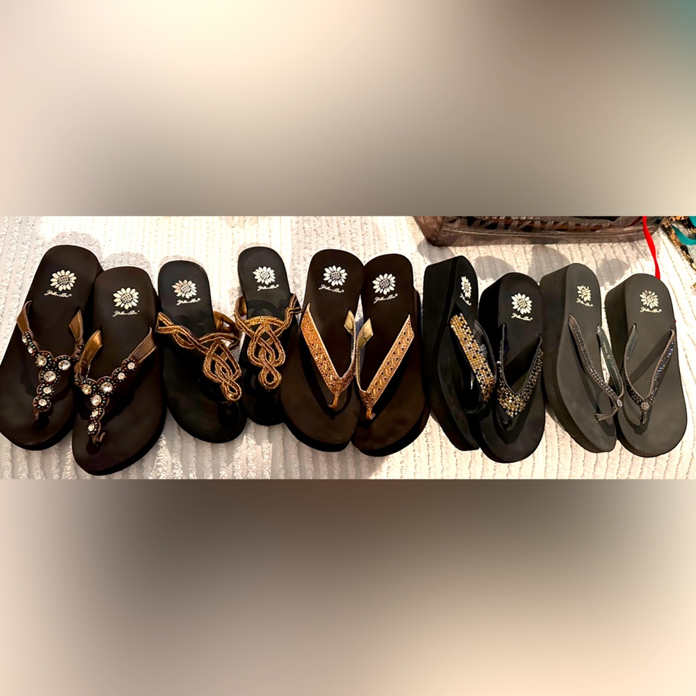 Women’s Yellowbox 7.5 sandal lot of 5